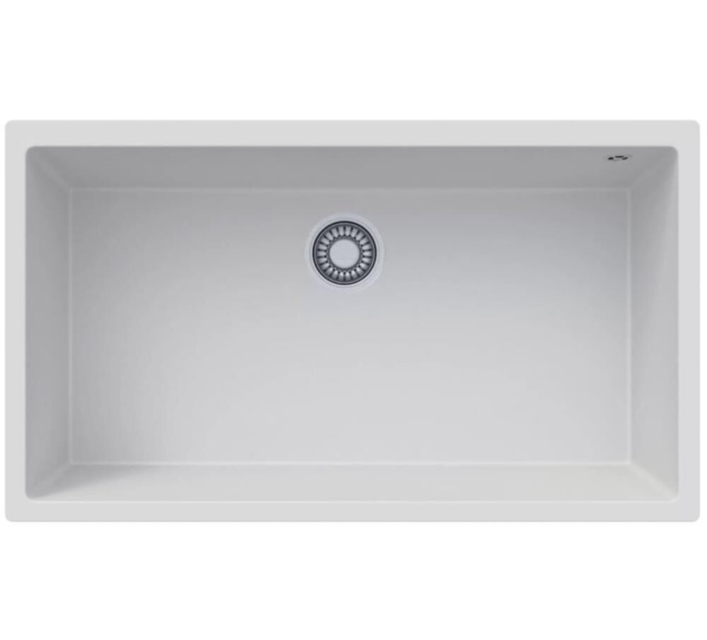 Blackstone PERGE 72X40 CM Beyaz Tezgahaltı Granit Evye