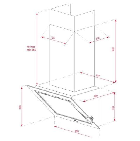 Teka DLV 98660 ST TOS Davlumbaz