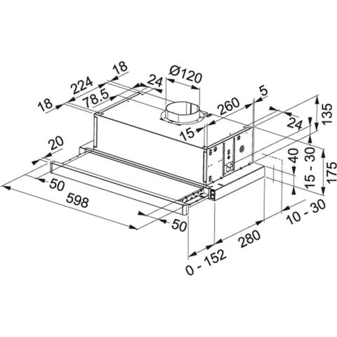 Franke Sürgülü Aspiratör Ftc 6032 Gr/ Xs V2/600 İnox