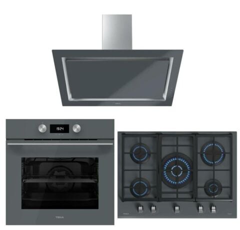 Teka Urban Serisi Gri Set ( HLB 8400 ST - GZC 75330 - DLV 98660 )