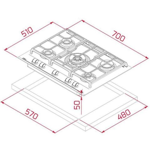 Teka Urban Serisi Gri Set ( HLB 8400 ST - GZC 75330 - DLV 98660 )