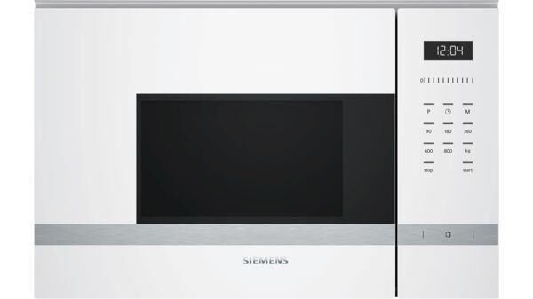 Siemens BF525LMW0 iQ500 Ankastre Mikrodalga Beyaz 60 Cm