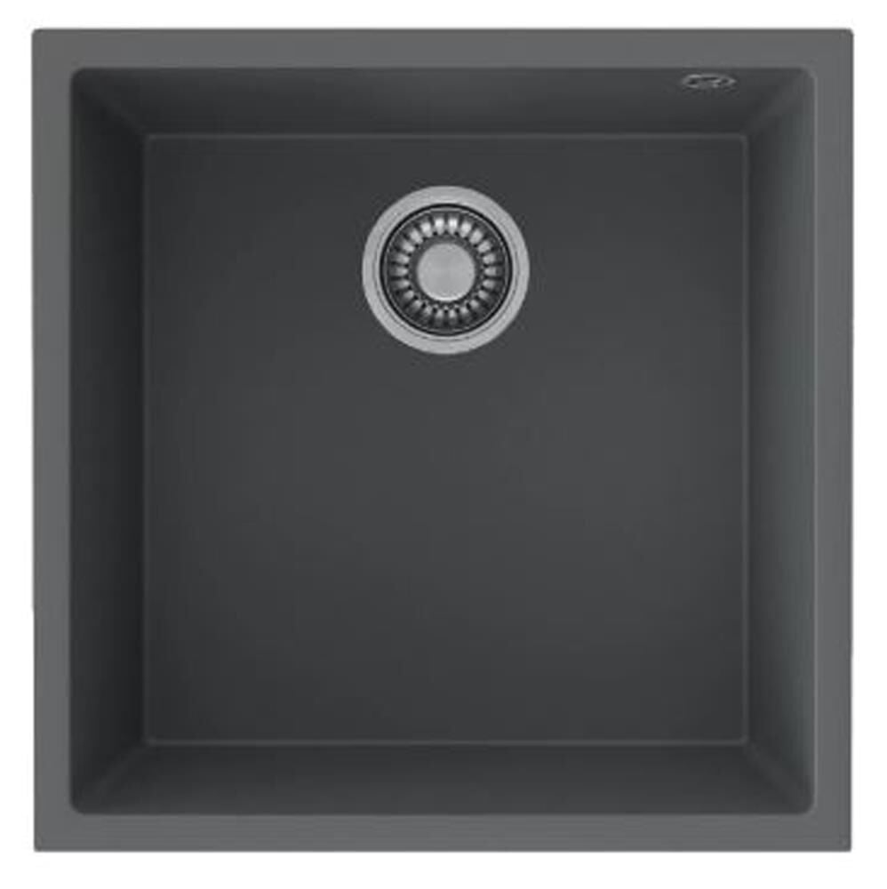 Blackstone PALMİRA 40X40 CM Antrasit Tezgahaltı Granit Evye