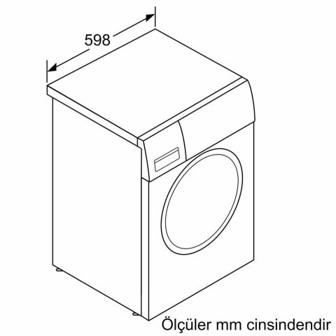 Siemens WG44A2A0TR iQ500 9 kg 1400 Devir Çamaşır Makinesi