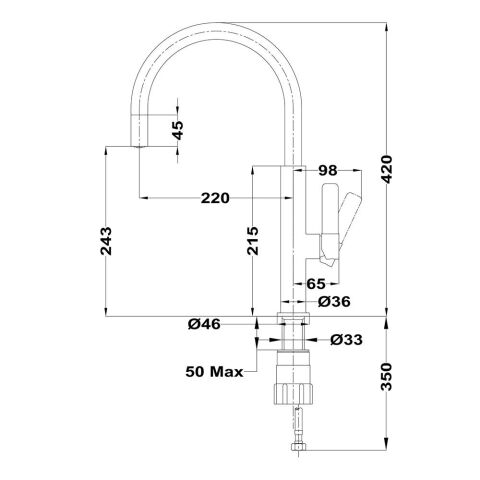 Teka FOT 995 Krom Evye Bataryası