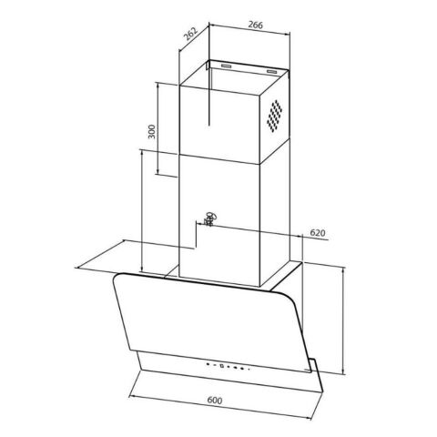 UKİNOX SMART SİYAH SET (Olive 60 Siyah Davlumbaz-Rubix 10 Elektrikli Ocak- Smart 7801 B Siyah Fırın)