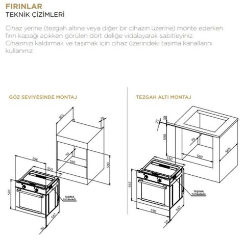 Ukinox Nova 9+1 Gri Fırın