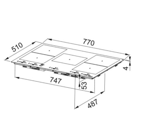 Franke MYTHOS FMY 805 I F KL BK İndüksiyonlu Ankastre Ocak