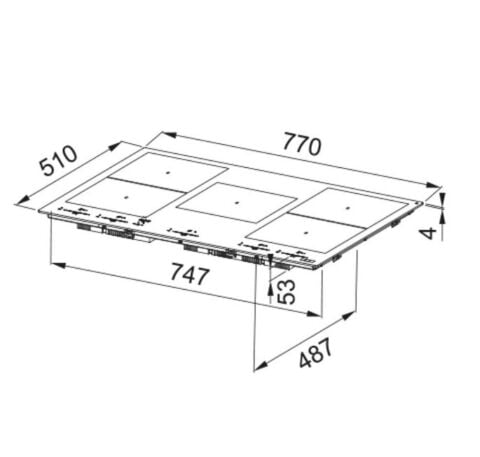 Franke MYTHOS FMY 805 I F KL BK İndüksiyonlu Ankastre Ocak