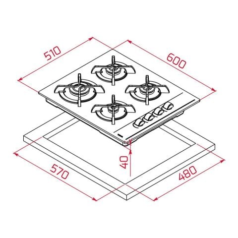 Teka CHEF 7 Siyah Ankastre Set (HAK 627BK - GBC 64002 KBC BK - TVT60)