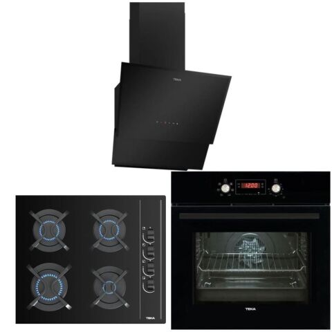 Teka CHEF 7 Siyah Ankastre Set (HAK 627BK - GBC 64002 KBC BK - TVT60)