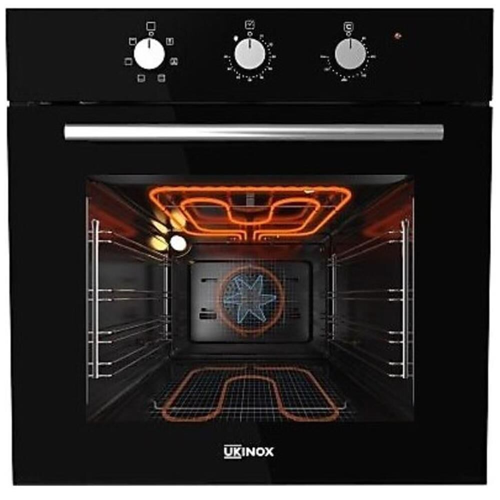 Ukinox SMART 4601 B Siyah Ankastre Fırın