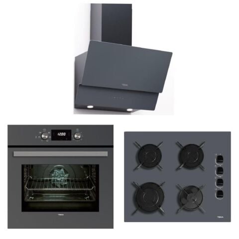Teka Gri Ankastre Set (HAK 625 ST -GBE 64002 KBC ST- ATV 60 PRO ST)