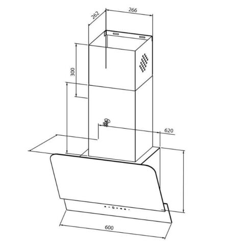 UKİNOX SMART SİYAH SET (Olive 60 Siyah Davlumbaz-Rubix 10 Elektrikli Ocak- Smart 4601 B Siyah Fırın)