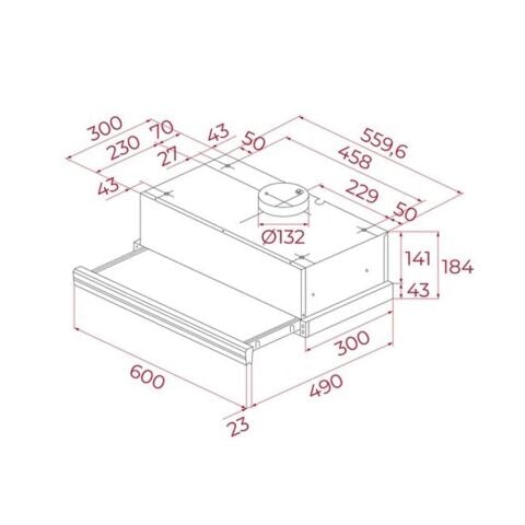 Teka CNL 6400.2 BK Siyah Sürgülü Aspiratör