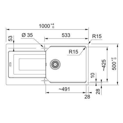 Franke Urban UBG 611-100 Oyster Granit Evye Active Plus Doccia 2.0 Batarya Set