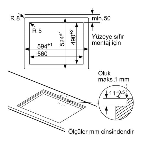 Siemens EP6A6HB20 iQ500 60 Cm Siyah Cam Ocak