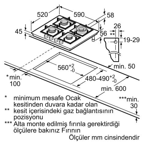 Siemens EP6A6HB20 iQ500 60 Cm Siyah Cam Ocak