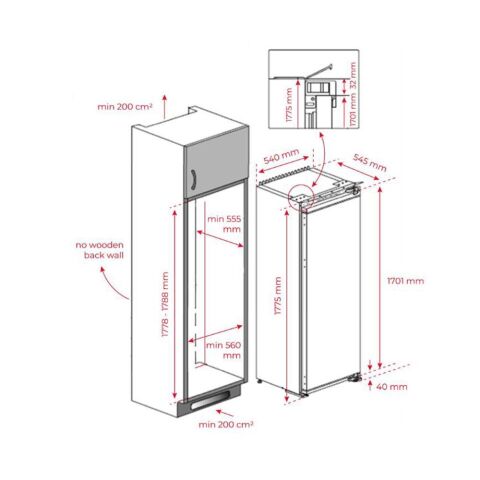 Teka RSF 73360 FI EU Ankastre Dondurucu