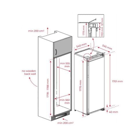 Teka RSF 73360 FI EU Ankastre Dondurucu