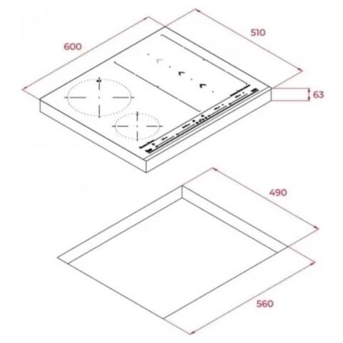 Teka Siyah Ankastre Set (DLV 68660 BK  Davlumbaz- IZS 66700 Ocak- STEAKMASTER Fırın)
