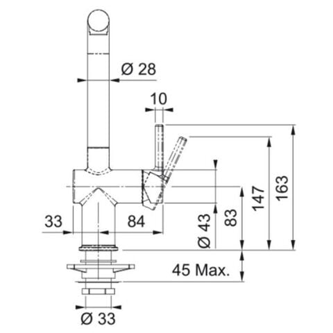 Franke ACTİVE PLUS DOCCİA 2.0 SLATE GRİ Armatür