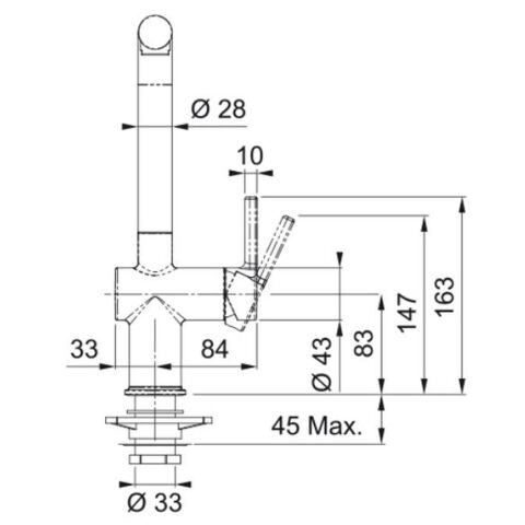 Franke ACTİVE PLUS DOCCİA 2.0 SLATE GRİ Armatür