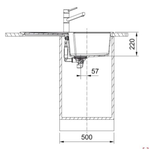Franke URBAN UBG 611-86 SLATE GRİ Granit Evye