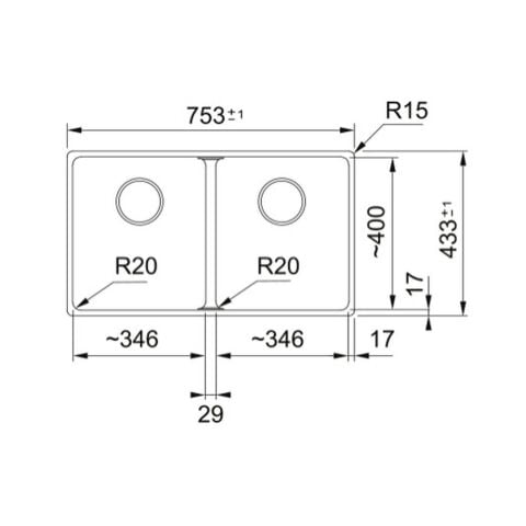 Franke MARİS MRG 120-35-35 SLATE GRİ Granit Evye