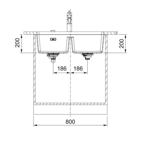Franke MARİS MRG 120-35-35 SLATE GRİ Granit Evye