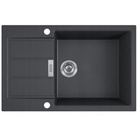 Franke TECTONİTE S2D 611-78 XL CB Siyah Evye