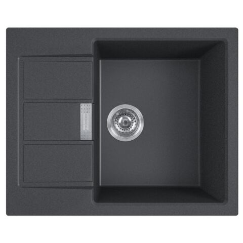 Franke TECTONİTE S2D 611-62 CB Siyah Evye