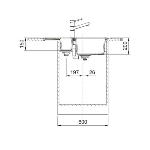 Franke TECTONİTE S2D 651-78 PW Evye