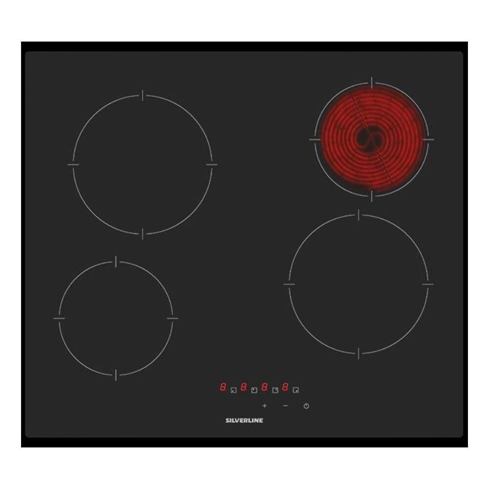 Silverline VC5446B01 Vitroseramik Elektrikli Ankastre Ocak