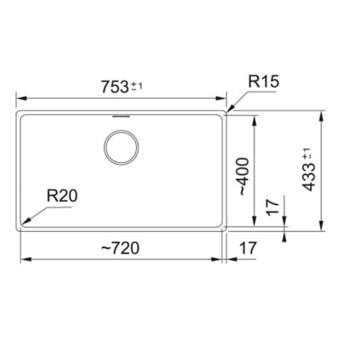 FRANKE MARİS MRG 210/110-72 OYSTER TEZGAHALTI GRANİT EVYE