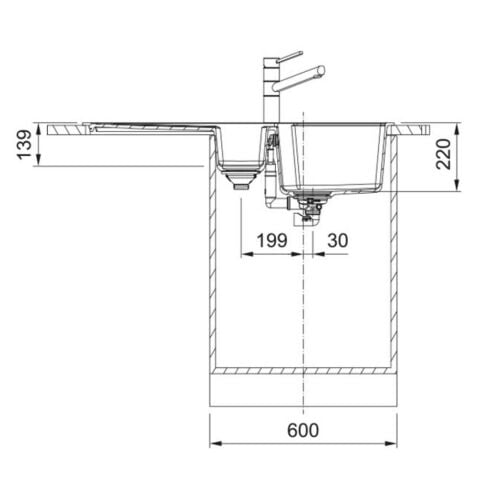 Franke Urban UBG 651-100 Oyster Granit Evye
