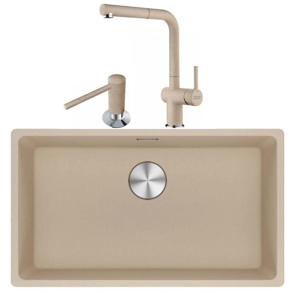 Franke Maris Mrg 210/110-72 Avena Granit Eviye + Active Plus Doccia 2.0 Armatür + Comfort Sıvı Sabunluk Üçlü Set Avena