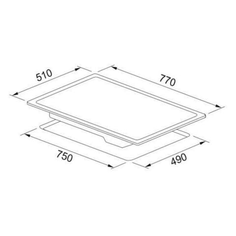 Franke FRSM 704 C TOD BK Siyah Cam Seramik Elektrikli Ankastre Ocak