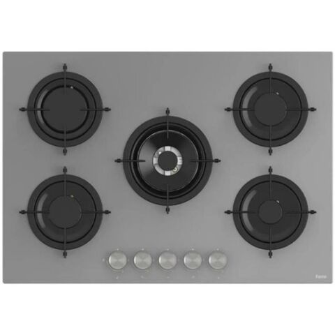 Ferre Fryart Steam Gri Set (D102 Gri Davlumbaz -RS038 Gri Ocak- XE64CPR FryartSteam Gri Fırın)