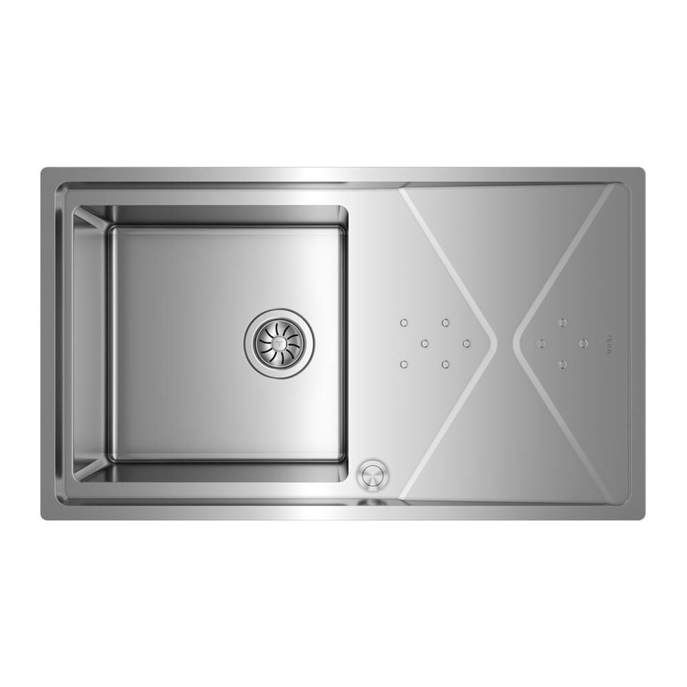 TEKA BROOKLYN 50-M-XP 1B 1D TEK GÖZ DAMLALIKLI ÇELİK EVYE