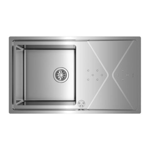 TEKA BROOKLYN 50-M-XP 1B 1D TEK GÖZ DAMLALIKLI ÇELİK EVYE