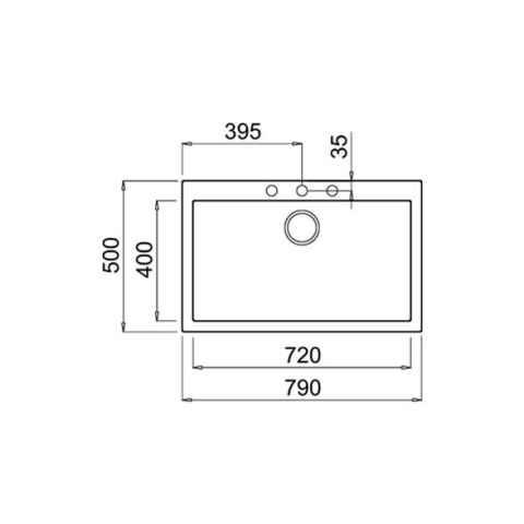 Teka Forsquare 72.40 TG Stone Grey Granit Evye