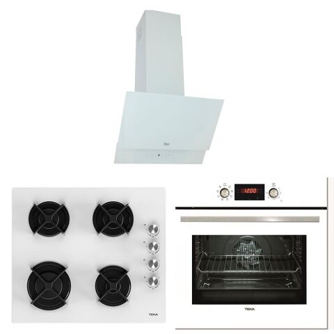 Teka Beyaz Ankastre Set (HAK 629 WH- HL LUX 60 CI- TVT 60)