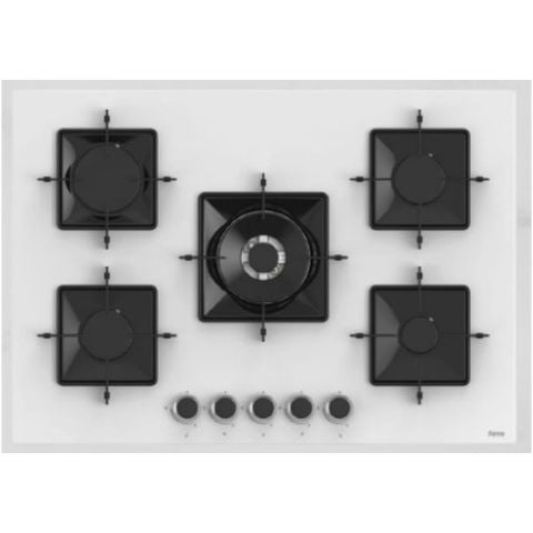 Ferre Fryart Steam Beyaz Set ( D081 Beyaz Davlumbaz -SS036 75 CM Wok Gözlü Beyaz Ocak- XE64CB Fryart Steam Beyaz Fırın)