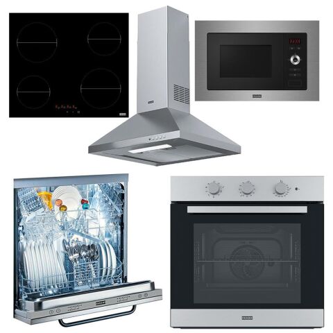 FRANKE İNOX ANKASTRE SET (FDL 6165 - FRSM 604 - FSL 82 H XS - FDW 614 - FSL 20 XS)