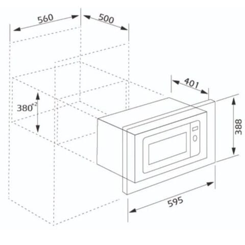 Silverline MW9018S02 GRİ Mikrodalga Fırın