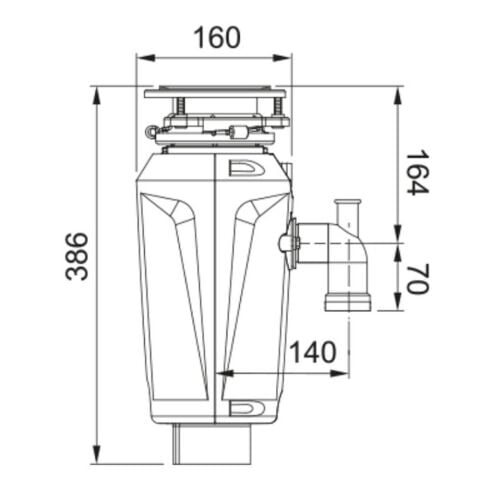 FRANKE SLİM 100 ÇÖP ÖĞÜTÜCÜ