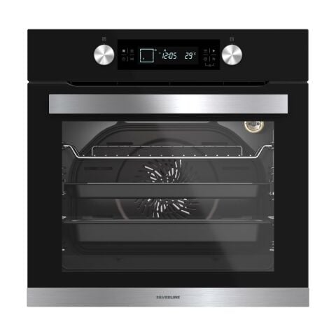 Silverline Siyah Ankastre Set (3457 Soho, CS5365B01, BO6505B01)