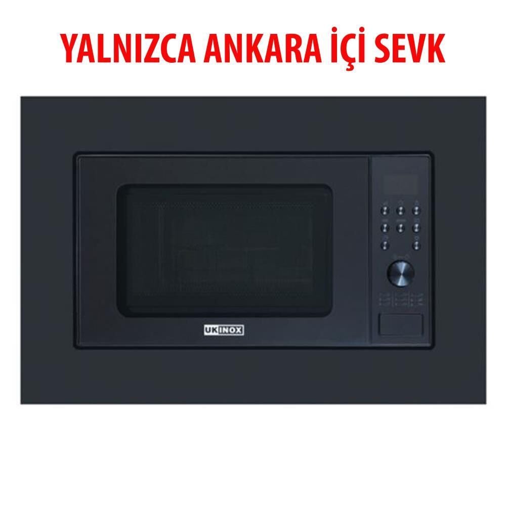 Ukinox Nano X Siyah Ankastre Mikrodalga Fırın
