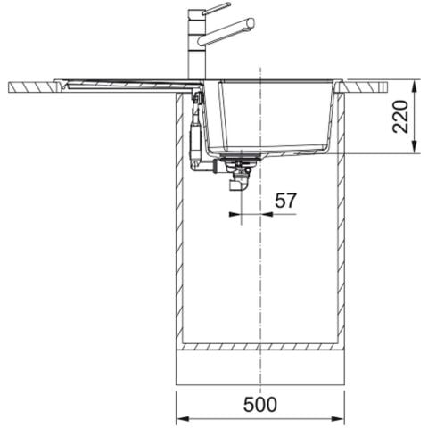 Franke Urban UBG 611-86 Avena Granit Evye